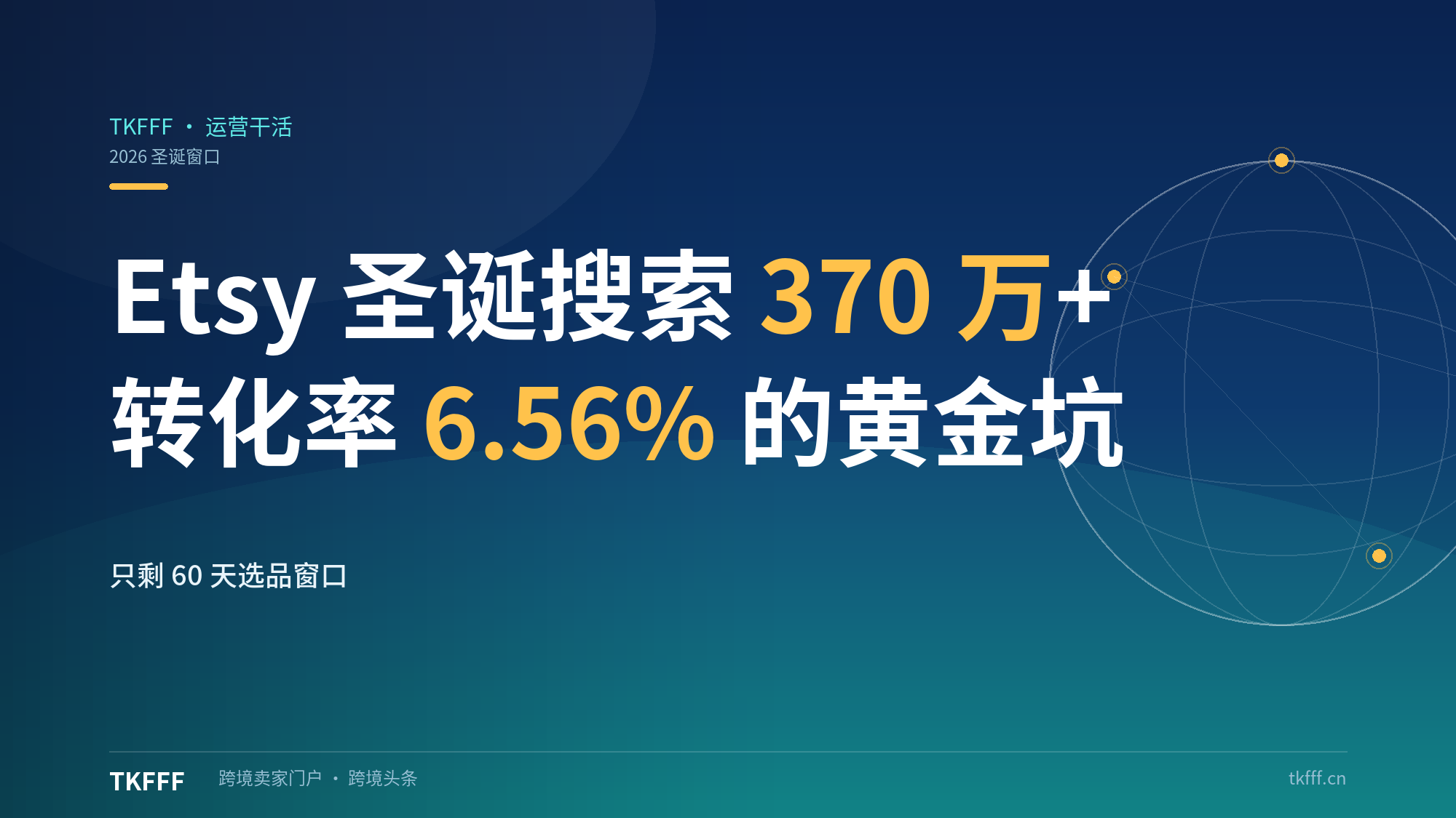 Etsy 圣诞类目搜索量 370 万+、转化率 6.56%：2026 圣诞 POD 选品的黄金窗口只剩 60 天