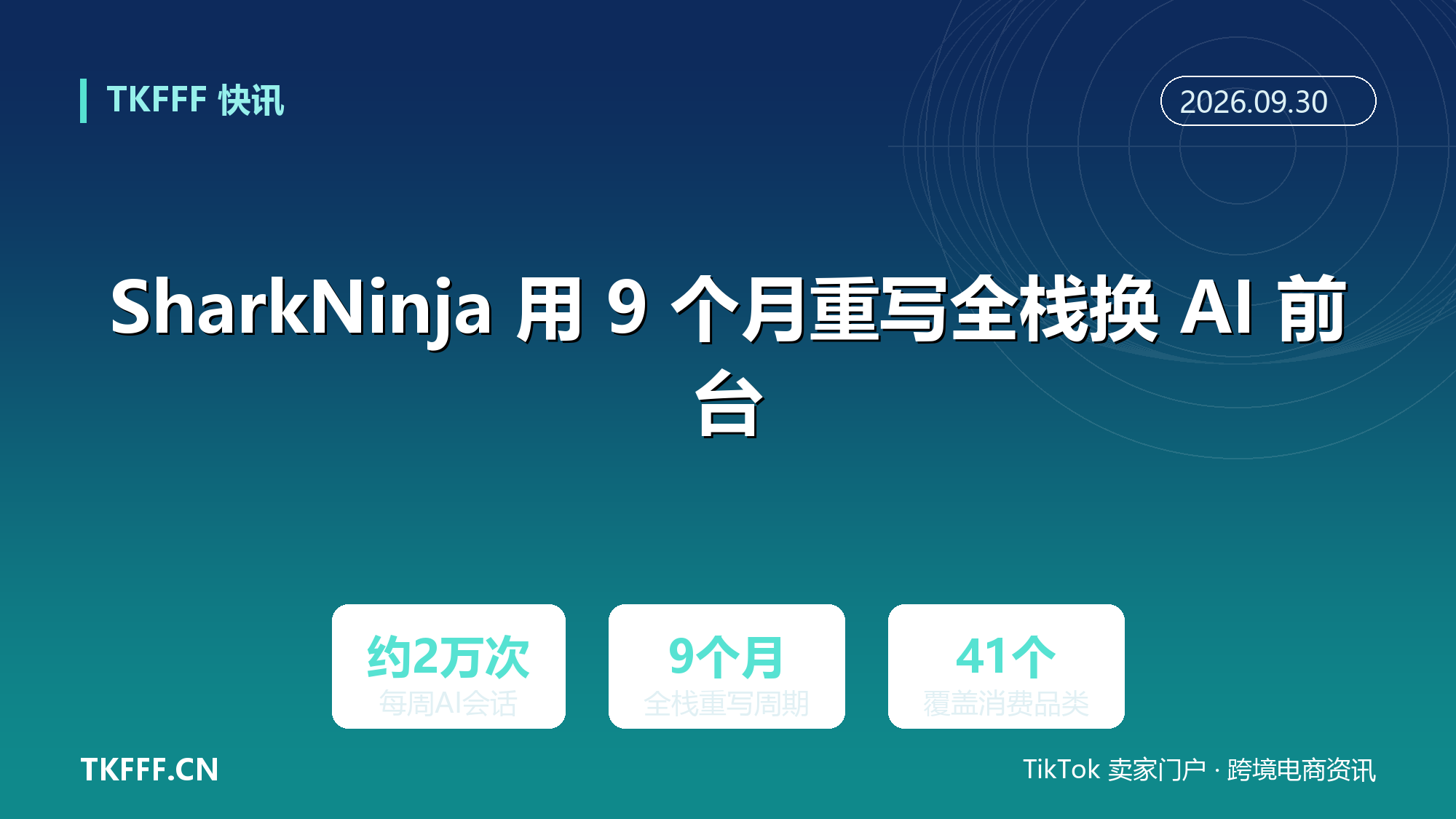 SharkNinja 用 9 个月重写全栈换 AI 前台：Agentforce 每周处理约 2 万次会话，售后与复购跑在同一套客户数据上