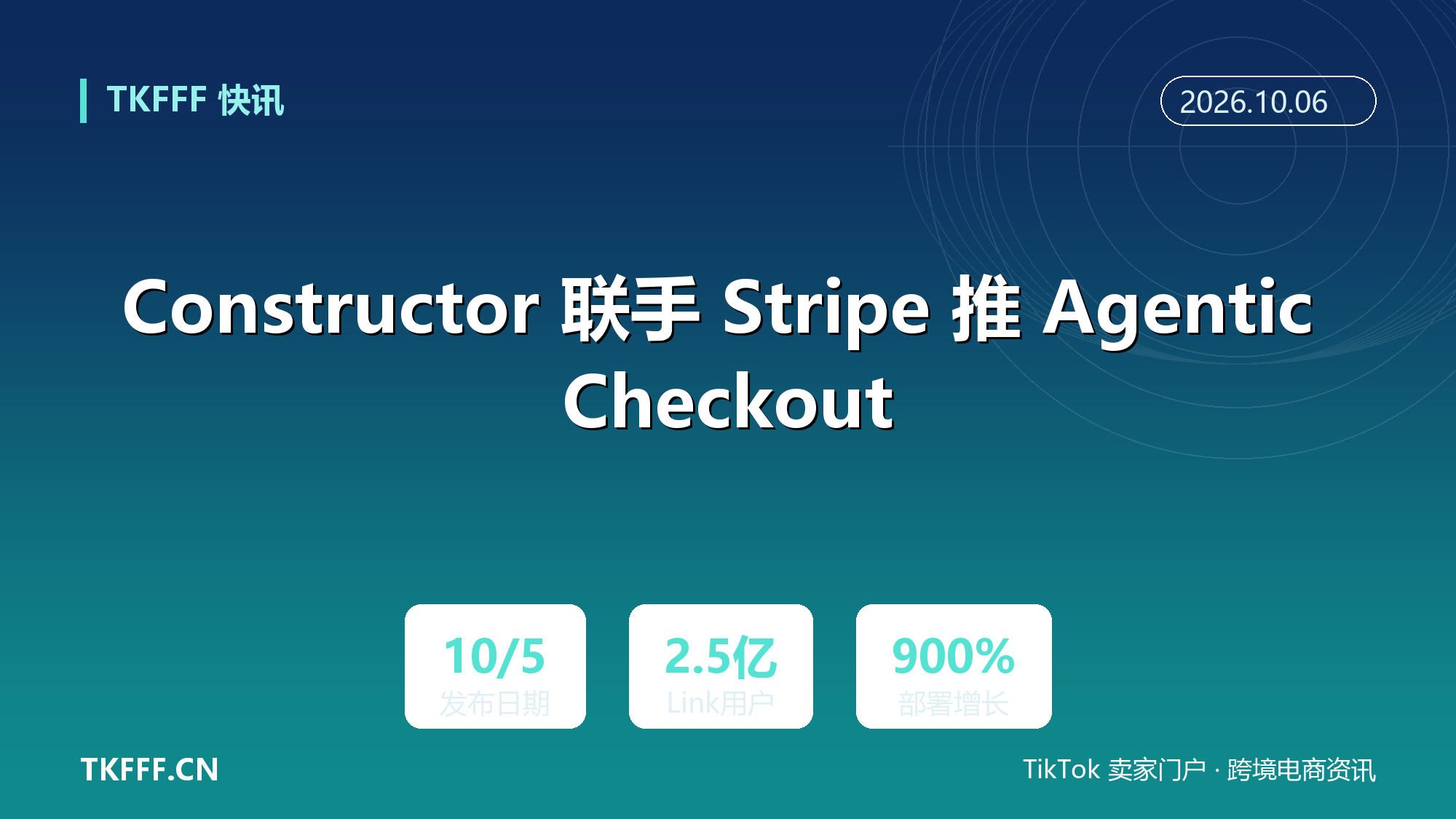 Constructor 联手 Stripe 推 Agentic Checkout：AI 对话内直接完成支付，Link 钱包覆盖 2.5 亿用户