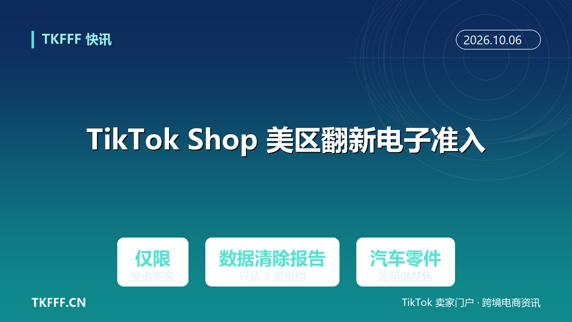 TikTok Shop 美区翻新电子产品准入：仅限受邀商家，数据清除报告只认 3 家机构