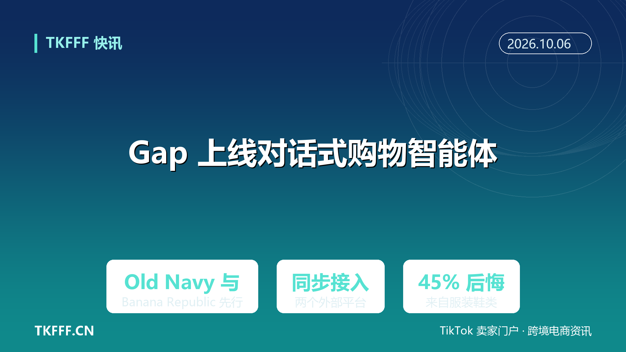 Gap 集团上线对话式购物智能体：Old Navy 与 Banana Republic 先行，同步接入两个外部 AI 平台