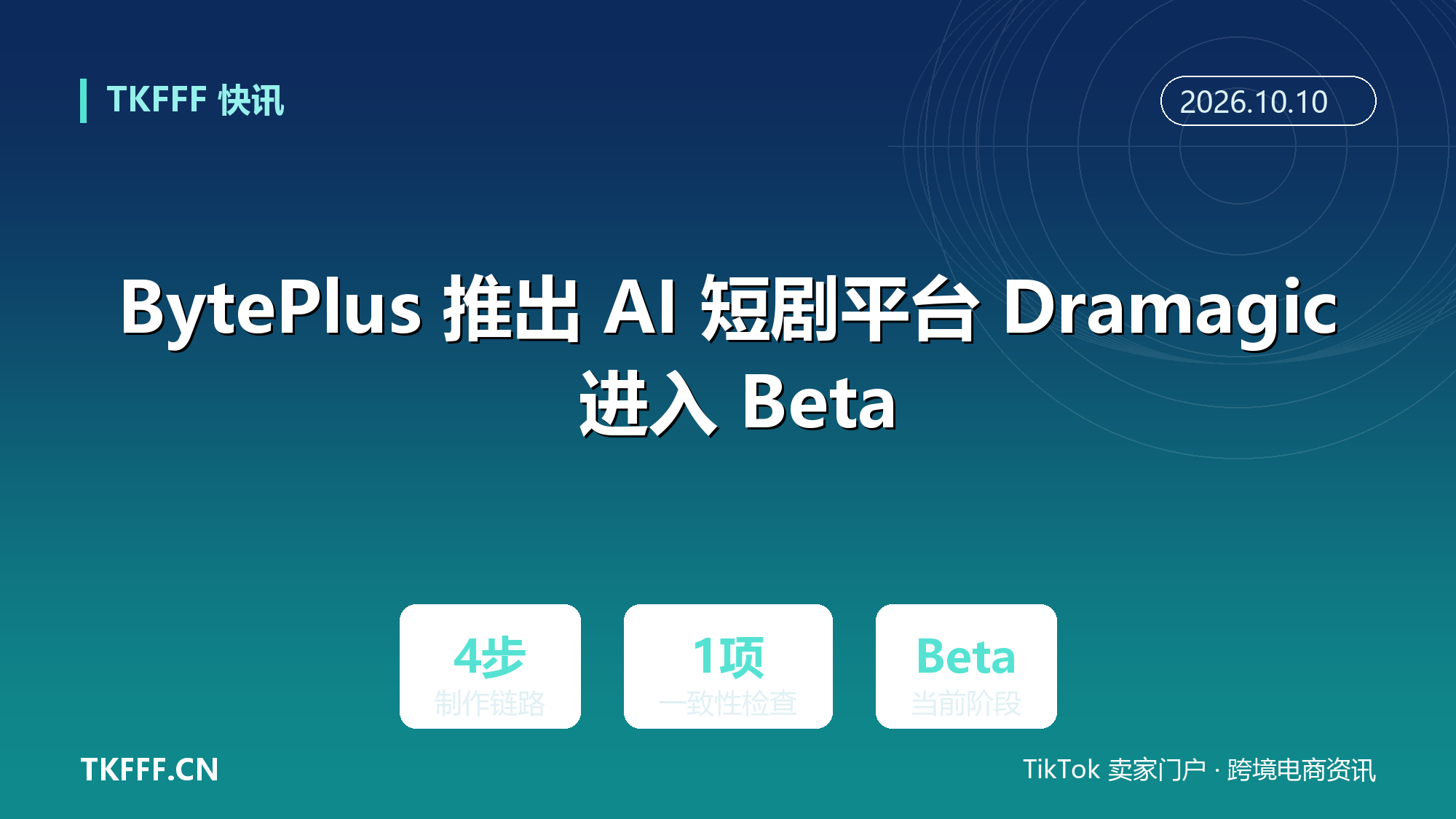 BytePlus 推出 AI 短剧平台 Dramagic 进入 Beta：剧本分析到分镜预览四步打通，内置角色与场景一致性检查